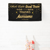 Great Team Great Staff Thank You Sign | Employee 横断幕 (インサイチュ)