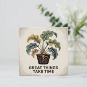 Great Things Take Time 招待状 (スタンド正面)