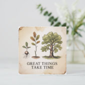 Great Things Take Time 招待状 (スタンド正面)