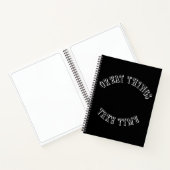 Great Things Take Time Notebook ノートブック (内部)