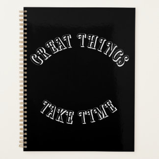 Great Things Take Time Planner プランナー手帳