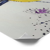 Great Tit Bird Drawing, Hand Drawn British Bird ポスター (角)