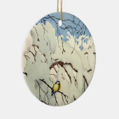 Great Tit - Theodor Severin Kittelsen セラミックオーナメント (右)