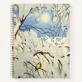 Great Tit - Theodor Severin Kittelsen ノートブック