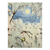 Great Tit - Theodor Severin Kittelsen ポスター (正面)