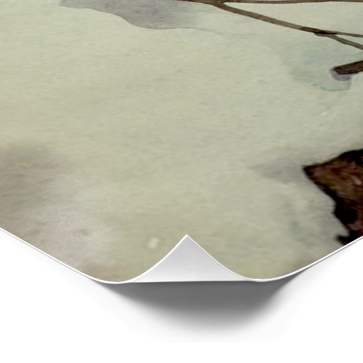 Great Tit - Theodor Severin Kittelsen ポスター (コーナー)