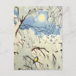 Great Tit - Theodor Severin Kittelsen ポストカード