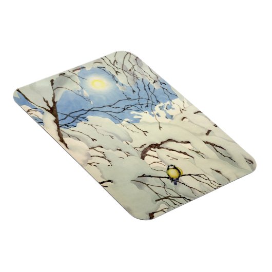 Great Tit - Theodor Severin Kittelsen マグネット (右側)