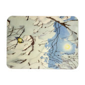 Great Tit - Theodor Severin Kittelsen マグネット (横)