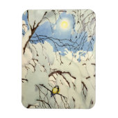 Great Tit - Theodor Severin Kittelsen マグネット (縦)