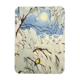 Great Tit - Theodor Severin Kittelsen マグネット