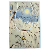 Great Tit - Theodor Severin Kittelsen ミディアムペーパーバッグ (正面)