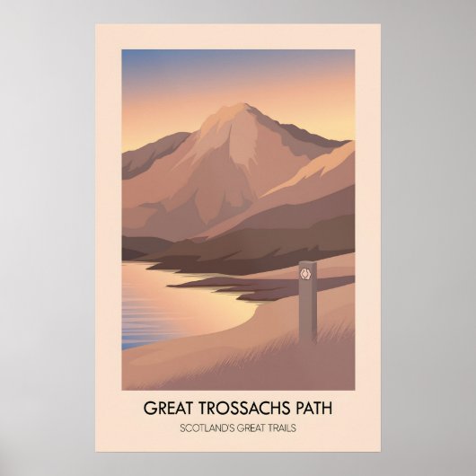 Great Trossachs Path Scotlands Great Trails Poster ポスター (正面)