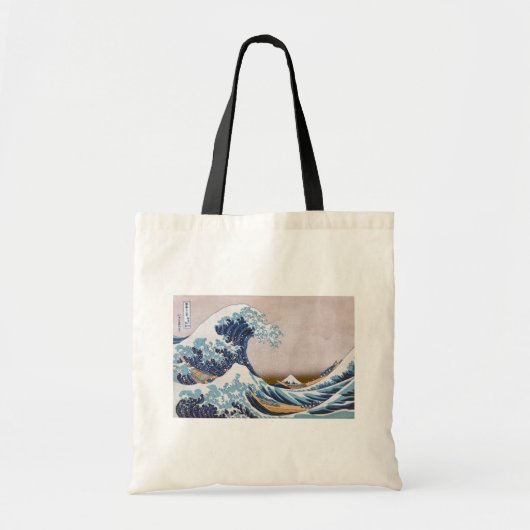 Great Tsunami Wave off Kanagawa Japan by Hokusai トートバッグ (正面)