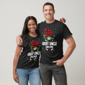 Great uncle Gnome Buffalo Plaid Christmas Matching Tシャツ (ユニセックス)