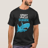 Great Uncle Shark Funny Family Tシャツ (正面)