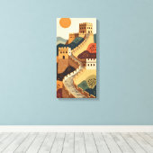 Great Wall キャンバスプリント (インサイチュ (ウッドフロア))