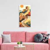 Great Wall キャンバスプリント (インサイチュ (リビング))