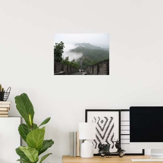 Great Wall - Fog 2 ポスター (ホームオフィス)