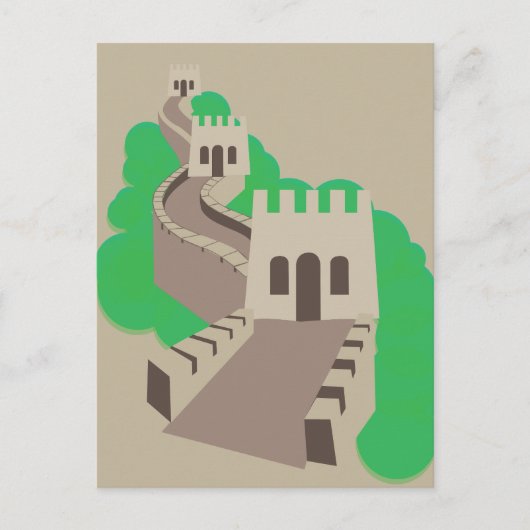 Great Wall of China ポストカード (正面)