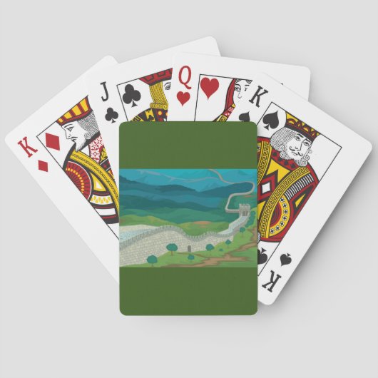 Great Wall Of China Playing Cards トランプ (裏面)