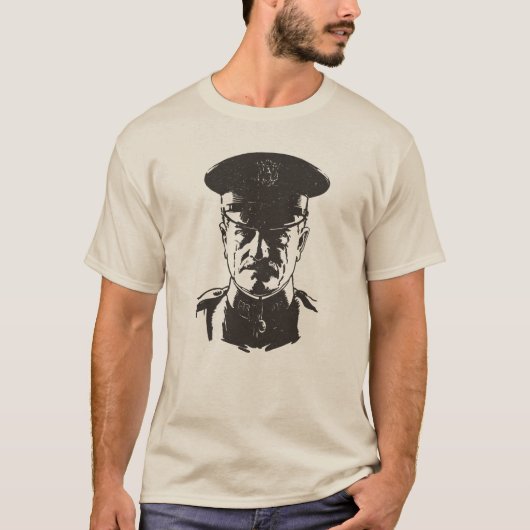 Great War US General Vintage Tシャツ (正面)
