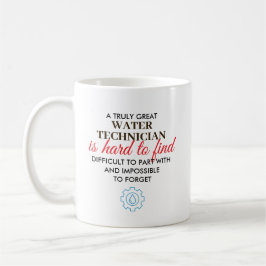 Great Water Technician Personalized Name Gift コーヒーマグカップ