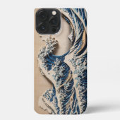 Great Wave 3D Shadow Relief Phone Case – Bold Hoku iPhoneケース (裏面)