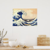 great wave hokusai ポスター (キッチン)