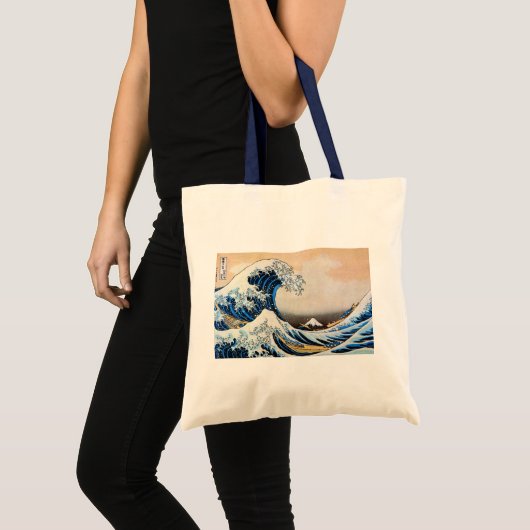 Great Wave, Hokusai, Ukiyo-e トートバッグ (正面(商品))