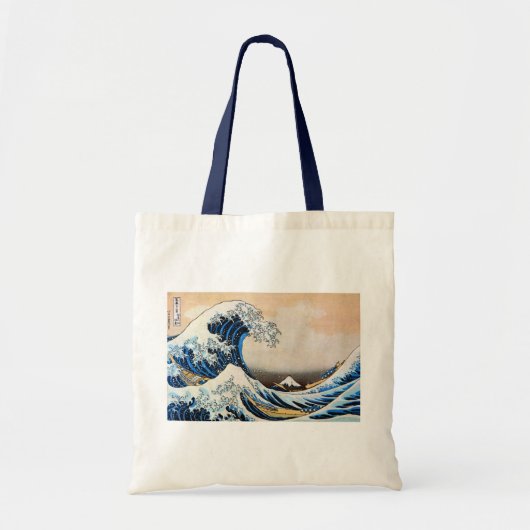 Great Wave, Hokusai, Ukiyo-e トートバッグ (正面)