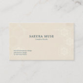 Great Wave Inspired Japanese Business Card  名刺 (正面)