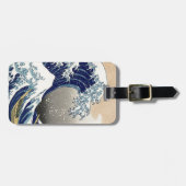 Great Wave Kanagawa Japanese Painting ラゲッジタグ (正面横)