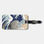 Great Wave Kanagawa Japanese Painting ラゲッジタグ (裏面横)