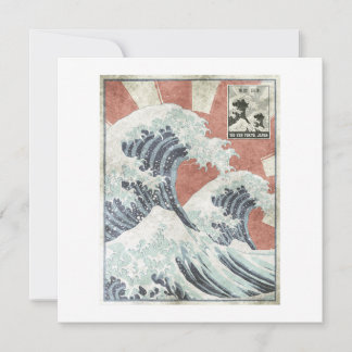 Great Wave Off Kanagawa Japanese Aesthetic Art 招待状