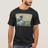 Great Wave Off Kanagawa Japanese Aesthetic Ukiyo e Tシャツ (正面)