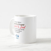 Great Web Developer Personalized Name Gift コーヒーマグカップ (正面左)