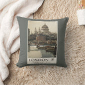 Great Western鉄道のセントポール旅行ポスター クッション (ブランケット)