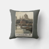 Great Western鉄道のセントポール旅行ポスター クッション (裏面)