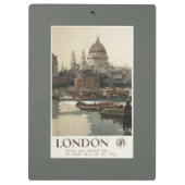 Great Western鉄道のセントポール旅行ポスター クリップボード (裏面)