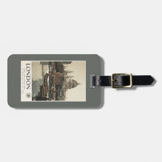 Great Western鉄道のセントポール旅行ポスター ラゲッジタグ (正面横)