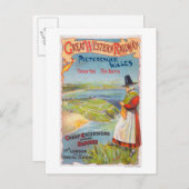 Great Western Railray広告宣伝はウェールズに旅行します ポストカード (正面/裏面)
