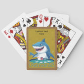 Great White Card Shark poker player playing cards トランプ (裏面)
