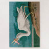 Great White Heron Birds of America Audubon Print ジグソーパズル (縦)