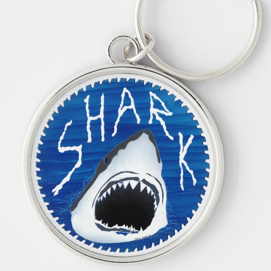 Great White Shark キーホルダー (正面)