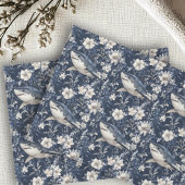 Great White Shark Floral Flowers  薄葉紙