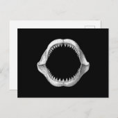 Great White Shark Jaw  シーズンポストカード (正面/裏面)