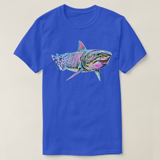 Great White Shark Motif Sharks 312  Tシャツ (デザイン正面)