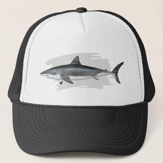 Great White Shark Trucker Hat キャップ (正面)