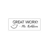 Great Work | Personalized Teachers セルフインキングスタンプ (デザイン)